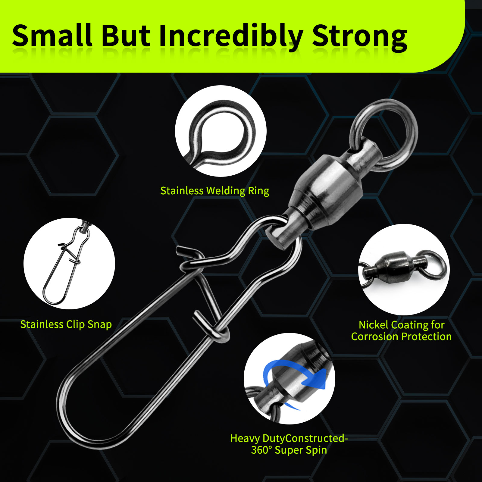9KM 10 SZT. Krętlik z łożyskie – Saltwater Line recenzja i cena